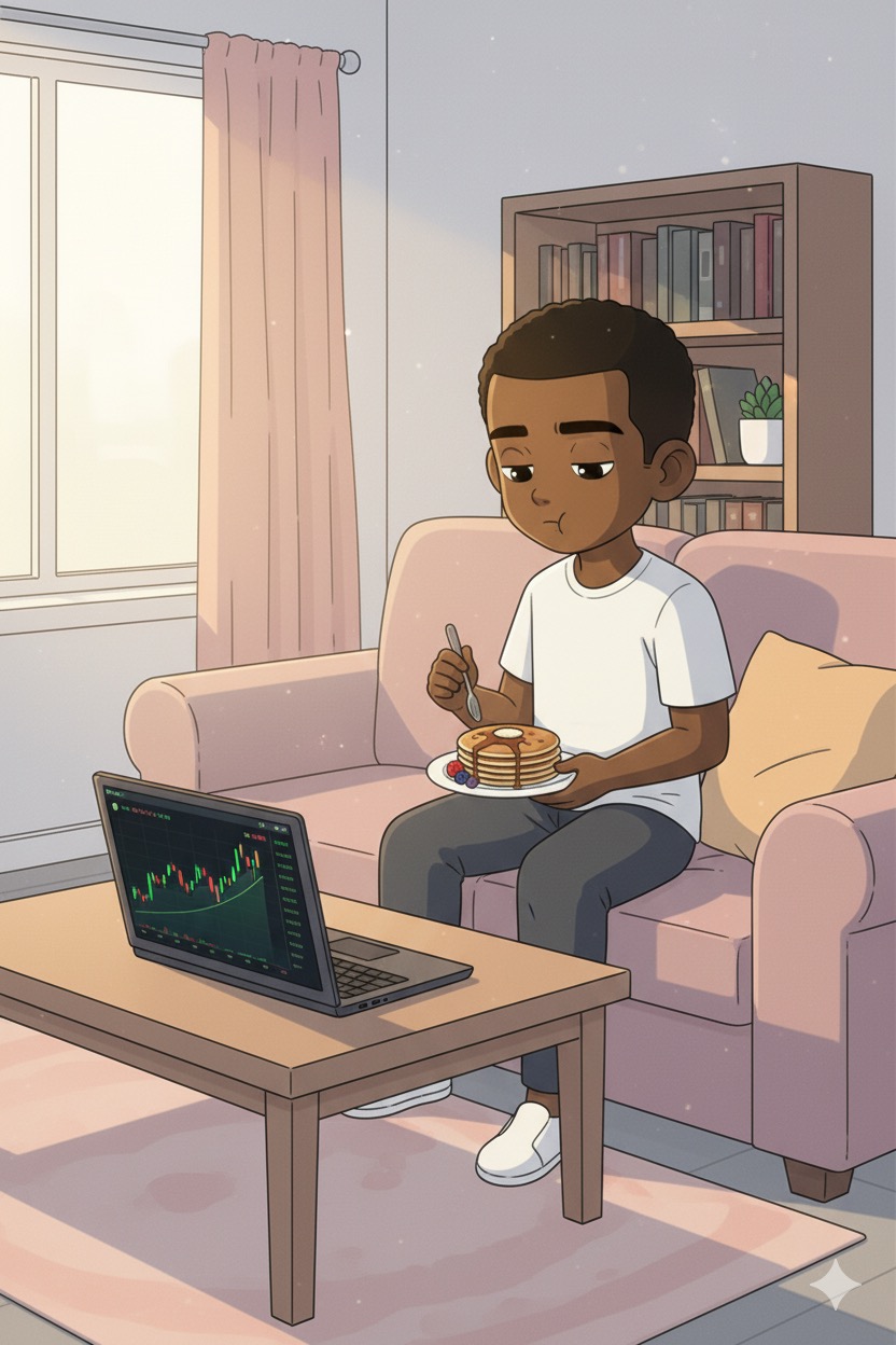 Trading from home lifestyle